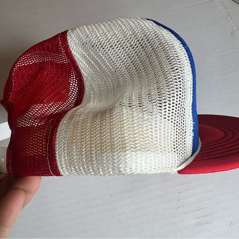 Vintage Walt Disney Mickey Mouse Patch Snapback Mesh Foam Trucker Hat 80s - Picture 5 of 11